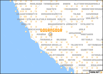 map of Dodangoda