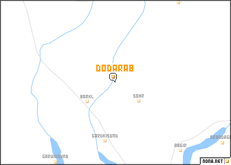 map of Dodar Āb