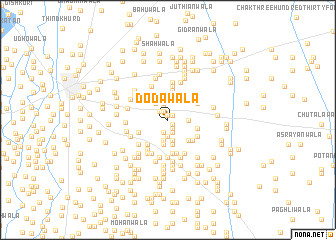 map of Dodāwāla