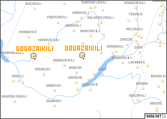 map of Dodāzai Kili