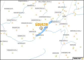 map of Dodāzai