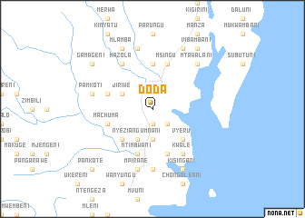 map of Doda