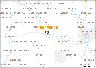 map of Doddenham