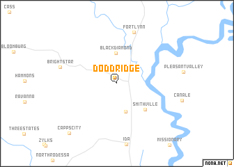 map of Doddridge