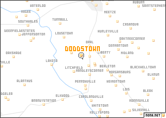 map of Doddstown