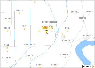 map of Dodds