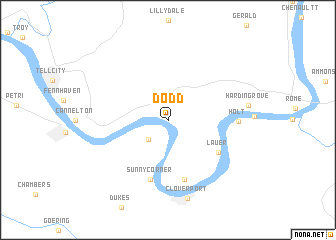 map of Dodd