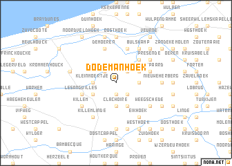 map of Dode Manhoek