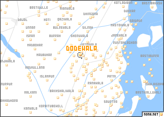 map of Dodewāla