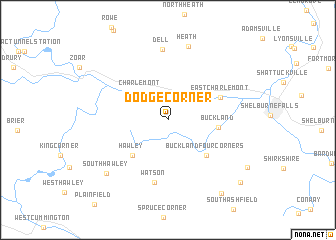 map of Dodge Corner