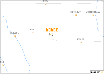 map of Dodge