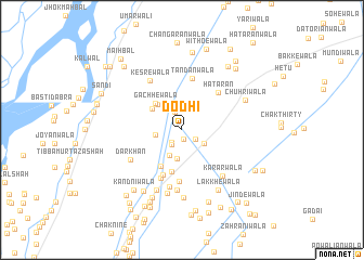 map of Dodhī