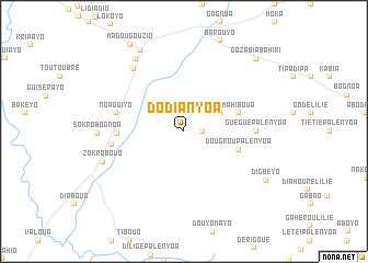 map of Dodianyoa