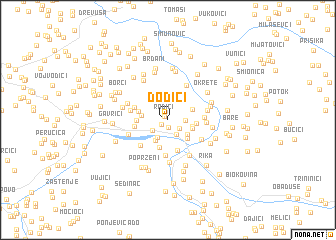 map of Dodići