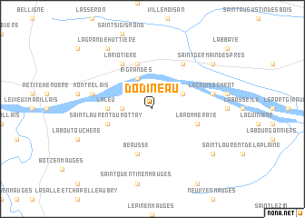 map of Dodineau