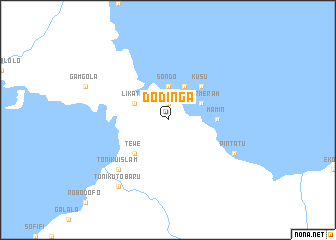 map of Dodinga
