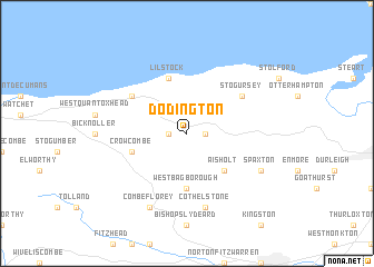 map of Dodington