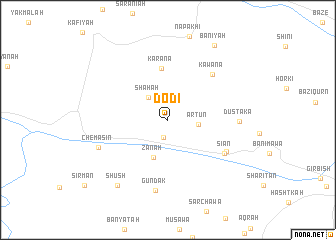 map of Dōdī