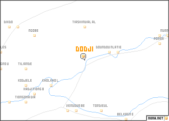 map of Dodji