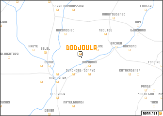 map of Dodjoula