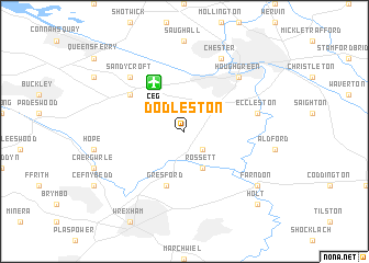 map of Dodleston