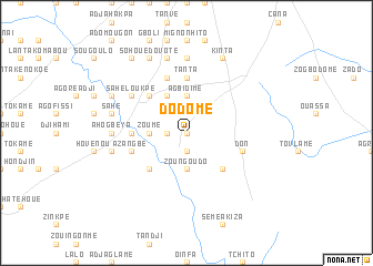 map of Dodomé