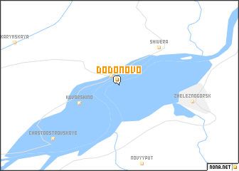 map of Dodonovo