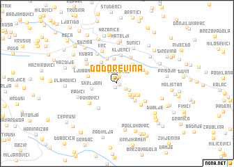 map of Dodorevina