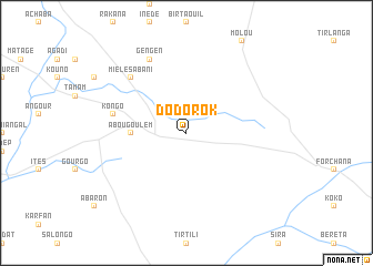 map of Dodorok