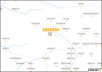 map of Dodorok