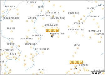 map of Dodoši