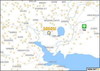 map of Dodoši