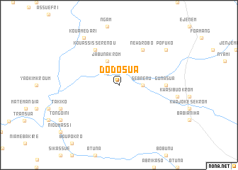 map of Dodosua