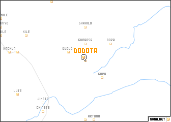 map of Dodota