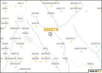 map of Dodota