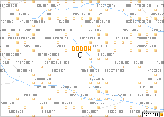 map of Dodów