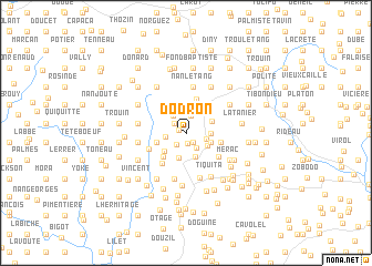 map of Dodron