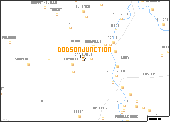 map of Dodson Junction