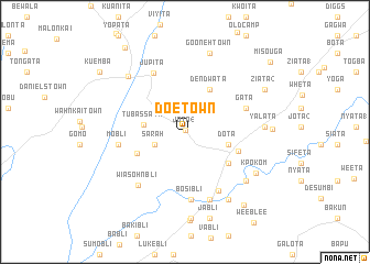 map of Doe Town