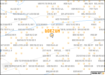 map of Doezum