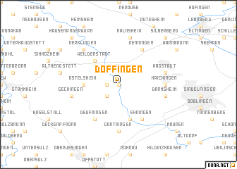 map of Döffingen