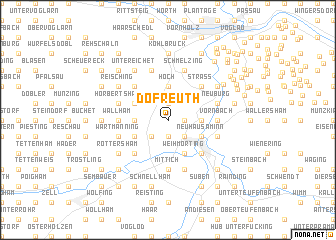 map of Döfreuth