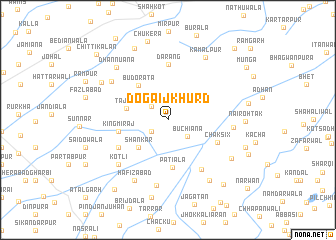 map of Dogaij Khurd