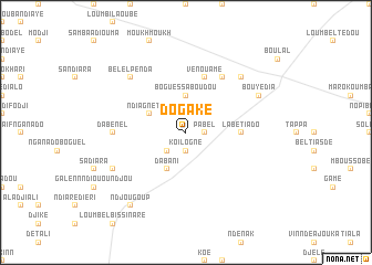 map of Dogaké