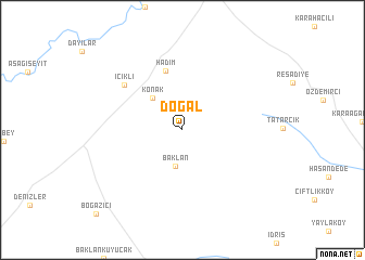 map of Doğal