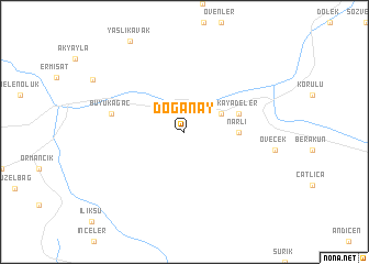 map of Doğanay