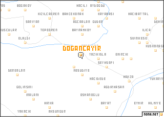 map of Doğançayır