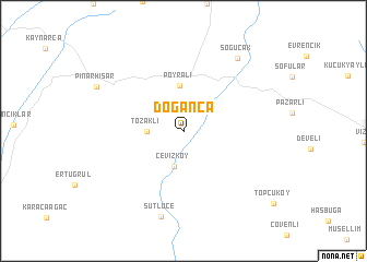 map of Doğanca