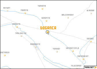 map of Doğanca