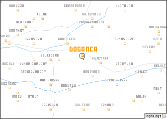 map of Doğanca